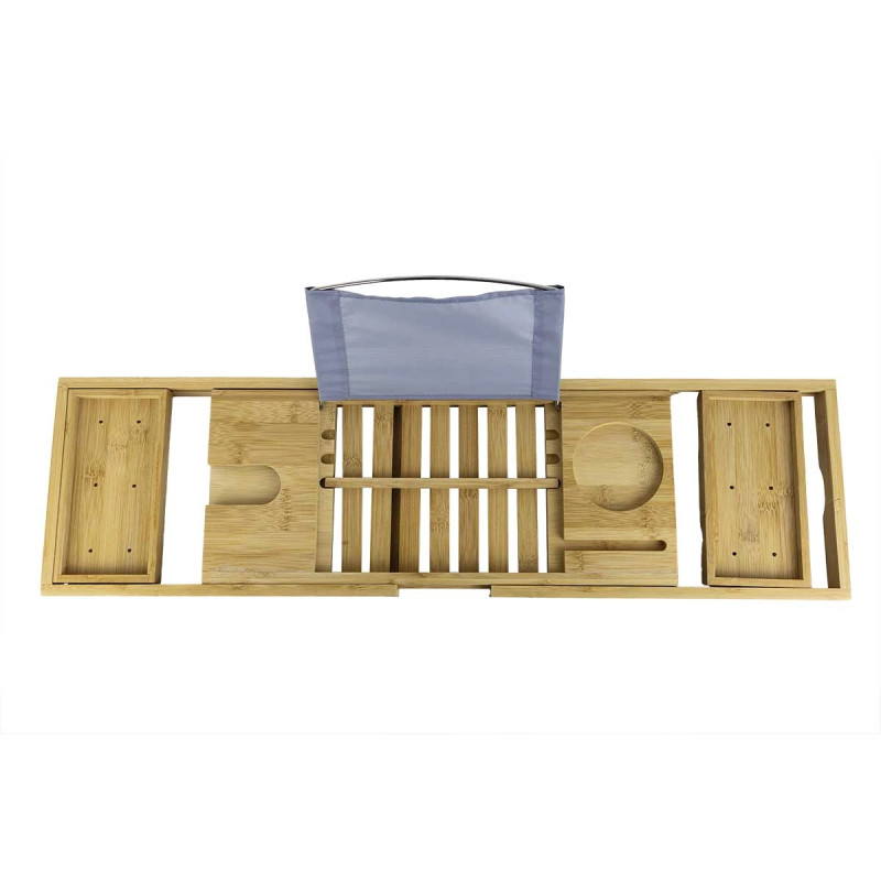 BP16 Extendable Bamboo Bath Shelf