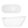 ESTELLA II V038 Slim Freestanding Bathtub