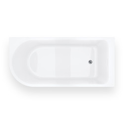 INVELIA V220 Right Corner Bathtub for Installation with Shower Screen