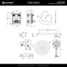 LUGO Z04 Concealed Shower Set