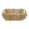 RUKO 412A Water Hyacinth Basket with Wooden Handle 44×34×15 – Koszoplotka