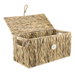NATARIA 418 Water Hyacinth Lidded Basket – Koszoplotka