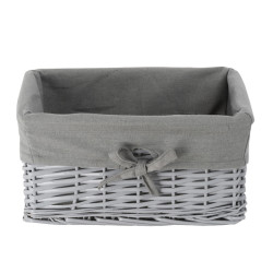 Wicker Basket 715S with Bow 30×20×15 cm – Koszoplotka