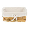 Wicker Basket 520E with Bow 27×17×11 cm – Koszoplotka