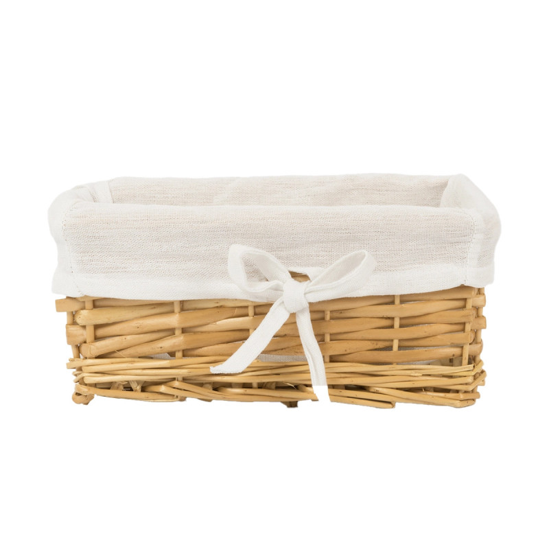Wicker Basket 520E with Bow 27×17×11 cm – Koszoplotka