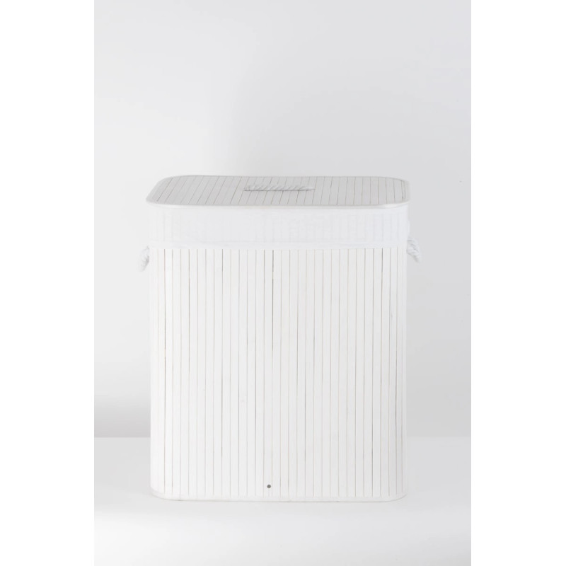 Bamboo Laundry Basket 532 52×32×63 cm, Foldable – Koszoplotka