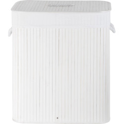 Bamboo Laundry Basket 532 52×32×63 cm, Foldable – Koszoplotka
