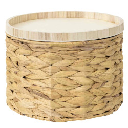 Water Hyacinth Basket with Tray 516 – Koszoplotka