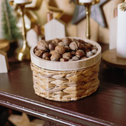 Water Hyacinth Basket with Tray 516 – Koszoplotka