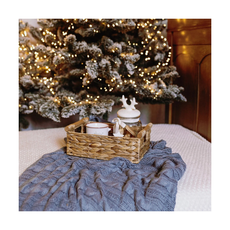 Water Hyacinth Basket 501 with Wooden Handle – Koszoplotka