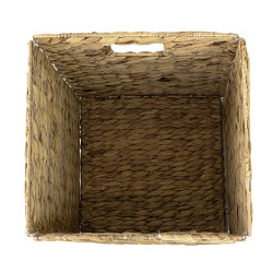 Foldable Water Hyacinth Basket 514 30×30×30 cm – Koszoplotka