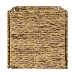 Foldable Water Hyacinth Basket 513 33×33×33 cm – Koszoplotka