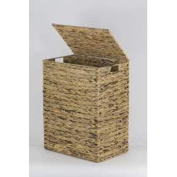 Water Hyacinth Laundry Basket 362, Rectangular – Koszoplotka