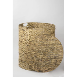 Water Hyacinth Laundry Basket 363, Round – Koszoplotka