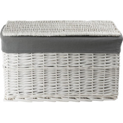 Wicker Chest with Lining 113L 66×40×40 cm – Koszoplotka