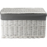 Wicker Chest with Lining 113L 66×40×40 cm – Koszoplotka