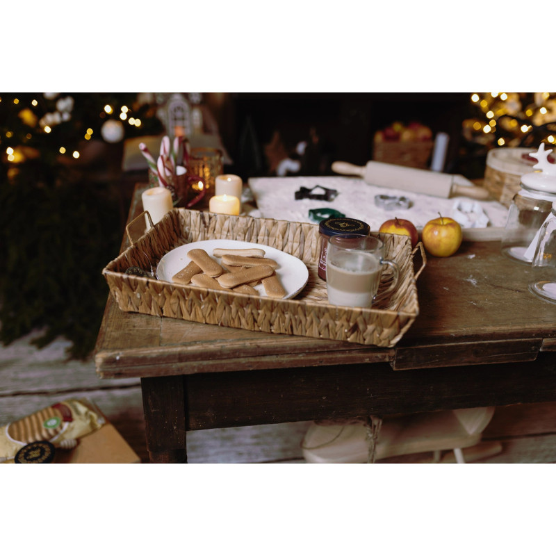 Water Hyacinth Tray 501A 45×30×8 cm – Koszoplotka