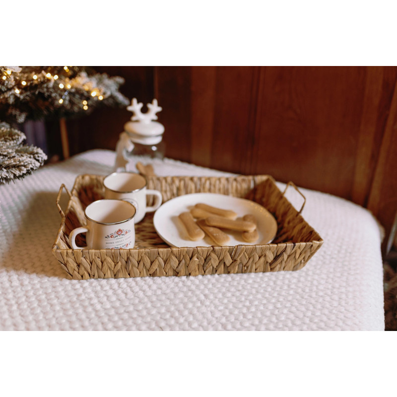 Water Hyacinth Tray 501A 45×30×8 cm – Koszoplotka