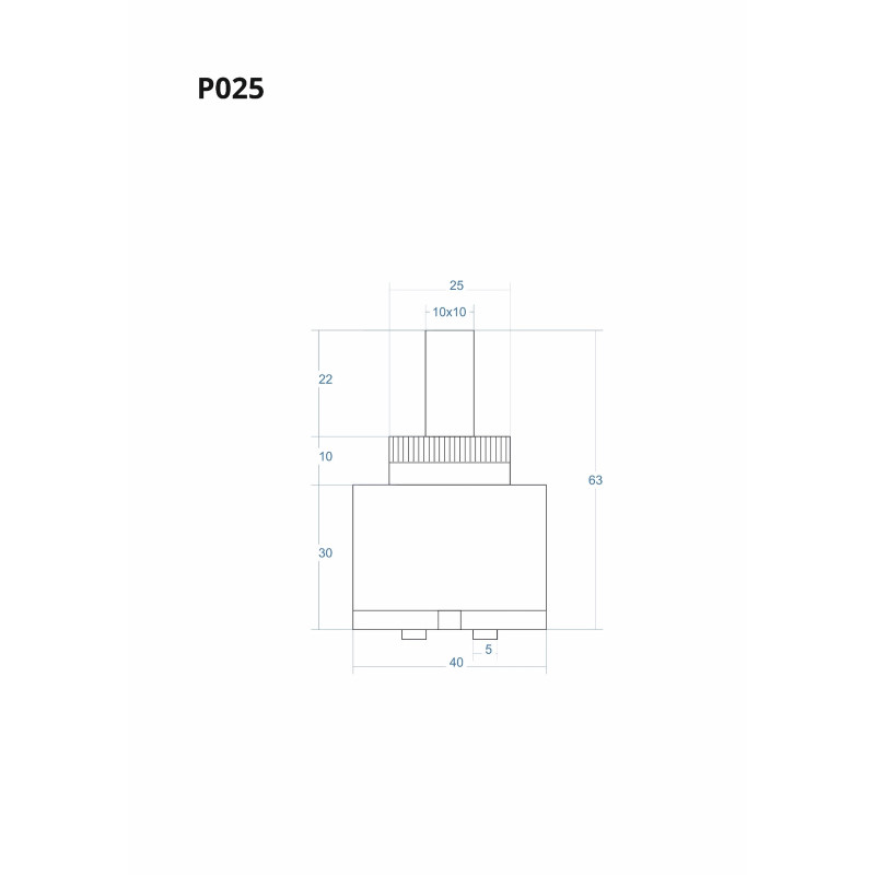P025 63 mm Mixer Cartridge
