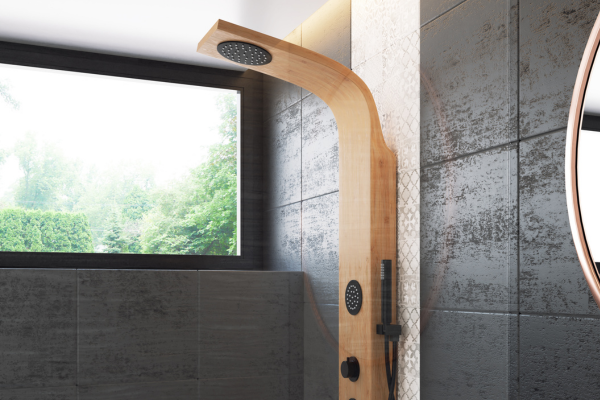 Bambusowe panele prysznicowe – egzotyka w łazience