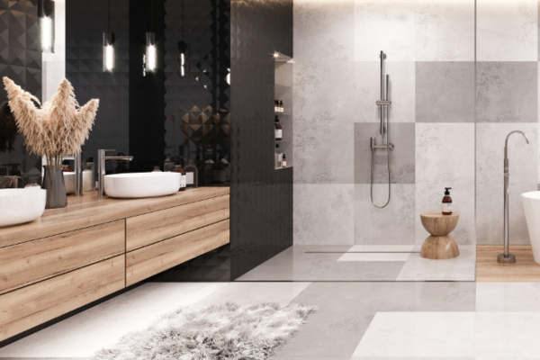 Łazienka w stylu boho i armatura Corsan