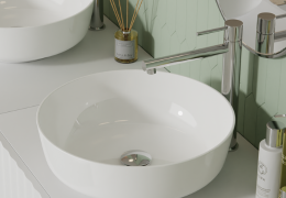 Jaka wysokość baterii do umywalki nablatowej?