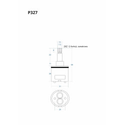 Dvojfunkčná posuvná kartuša 59 mm – Corsan P327