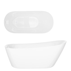 Voľne stojaca vaňa ESTELLA II V038 Slim