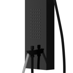 Sprchový panel SAMSARA LED, oceľový