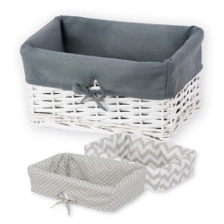 Prútený kôš 715S s mašľou 30×20×15 cm – Koszoplotka