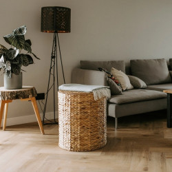 Kôš na bielizeň z vodného hyacintu 363, okrúhly – Koszoplotka